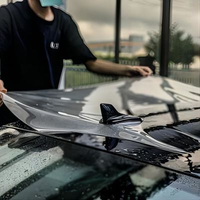 Good price Anti Yellow Easy Install TPU PPF Car Paint Protection Film 42N Tear Strength 150μM online